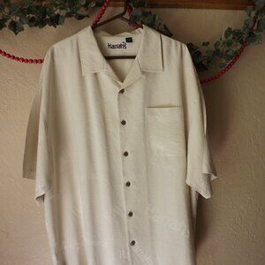 Harrah's 100% Silk Short Sleeve Shirt